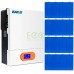 6 кВт інвертор EASUN POWER + 16 акумуляторів 14,4 кВт/год LF280K комплект резервного живлення