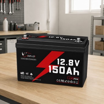 LiFePO4 12V 150 Ah Акумулятор Idzlldi BMS, для для резервного живлення будинку, квартири