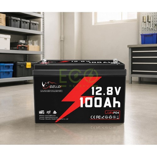 LiFePO4 12V 100 Ah Акумулятор Idzlldi BMS, для для резервного живлення будинку, квартири