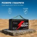 LiFePO4 12V 100 Ah Акумулятор Idzlldi BMS, для для резервного живлення будинку, квартири