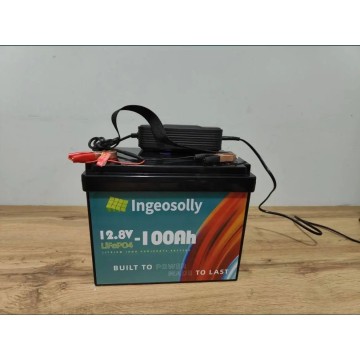 LiFePO4 12,8V/100Ah Акумулятор для інвертора Ingeosolly + зарядка
