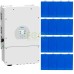 LiFePo4 Deye 10 кВт трифазний інвертор + 16 акумуляторних осередків LF280K 14,4 кВт/год ємність комплект