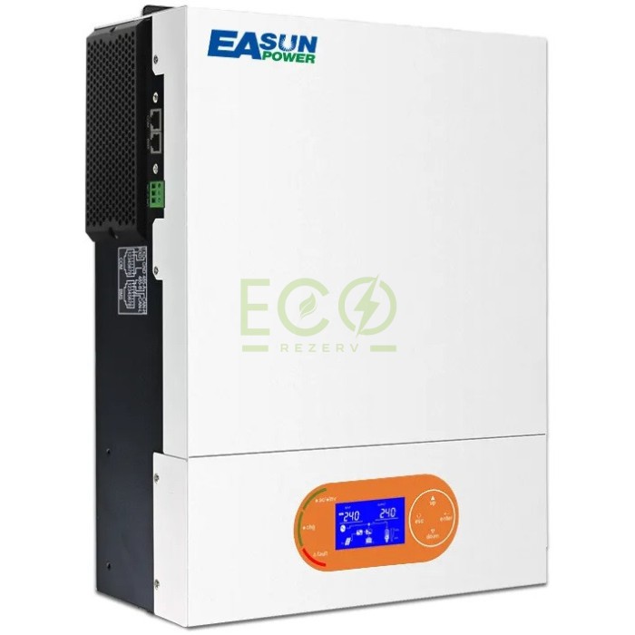 6 кВт Гібридний інвертор зі зниженим рівнем шуму EASUN 6kW 48V ISolar-SMR-II-6KW (6000VA/6000W, Max CH 120A, AC 100) Wi-Fi 6 кВт Гібридний інвертор зі зниженим рівнем шуму EASUN 6kW 48V ISolar-SMR-II-6KW (6000VA/6000W, Max CH 120A, AC 100) Wi-Fi