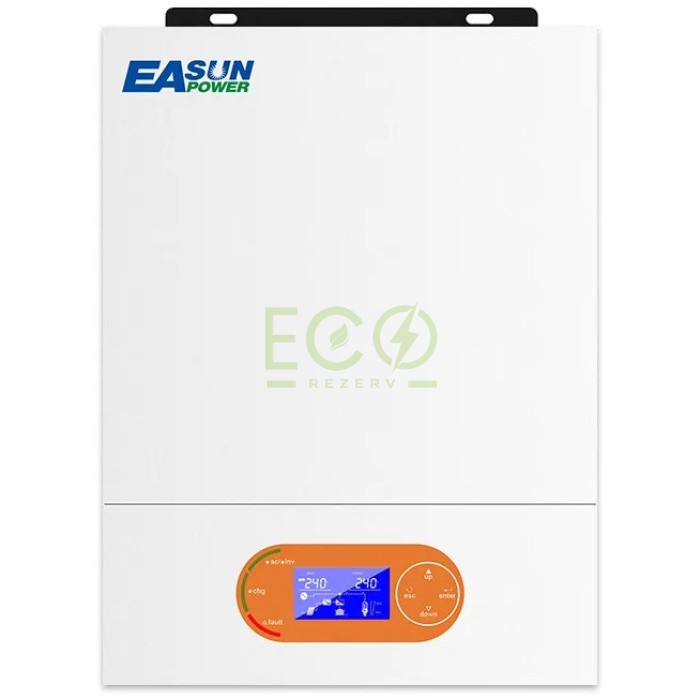 6 кВт Гібридний інвертор зі зниженим рівнем шуму EASUN 6kW 48V ISolar-SMR-II-6KW (6000VA/6000W, Max CH 120A, AC 100) Wi-Fi 6 кВт Гібридний інвертор зі зниженим рівнем шуму EASUN 6kW 48V ISolar-SMR-II-6KW (6000VA/6000W, Max CH 120A, AC 100) Wi-Fi