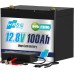 LiFePO4 12V/100Ah Акумулятор HRBEENERGY + зарядка у подарунок