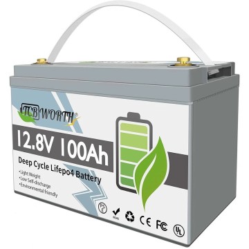LiFePO4 12V/100Ah Акумулятор TCBWorth (літій-залізо-фосфатний акумулятор для ДБЖ (UPS))