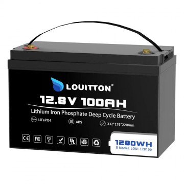 LiFePO4 12V/100Ah Акумулятор Louitton + зарядка