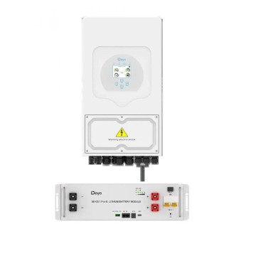 Deye 5 кВт інвертор + акумулятор Deye SE-G5.1Pro-B 51,2V/100AH LiFePO4 комплект