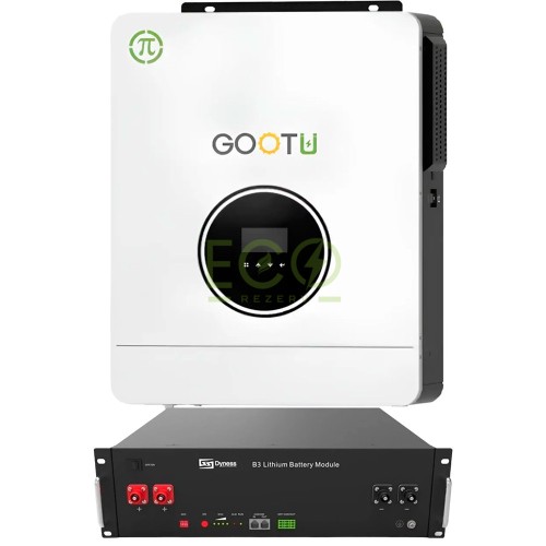 6,2 кВт інвертор Gootu + акумулятор Dyness B3 комплект резервного живлення для дому, квартири